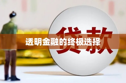 天元透明金融的终极选择