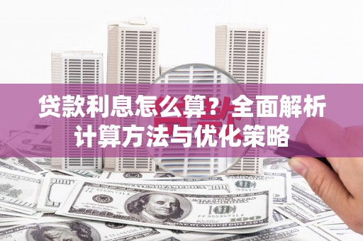 天元贷款利息怎么算？全面解析计算方法与优化策略