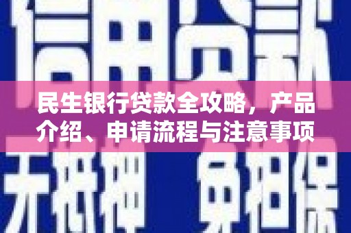 天元民生银行贷款全攻略，产品介绍、申请流程与注意事项